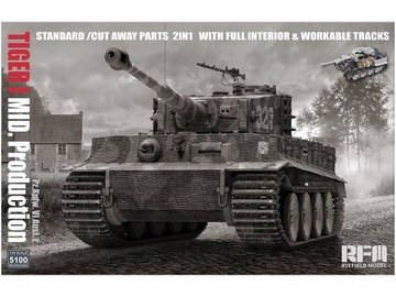 Czołg Tiger I PzKpfw VI Middle production model RM-5100 RFM