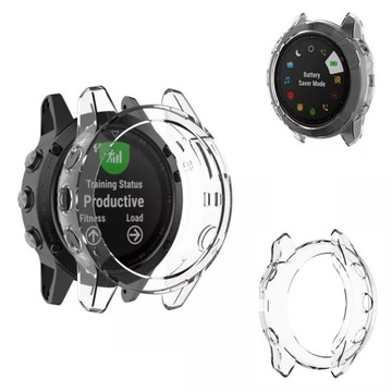 NAKŁADKA CASE OSŁONKA SILIKONOWE ETUI DO GARMIN FENIX 6 PRO SAPPHIRE SOLAR