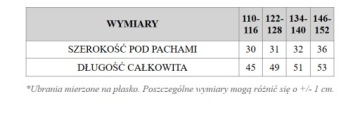 Хлоп'яча бавовняна майка широкі бретелі футболка MORAJ 146-152
