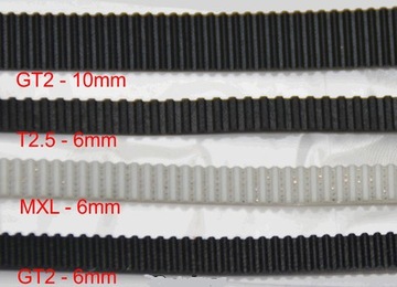GT2 6 мм Черный зубчатый ремень - привод - ремень для 3D-принтера с ЧПУ - 1 Мб