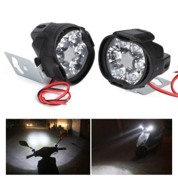 2 ШТ. 6 LED ПРОЖЕКТОР ЛАМПА МОТОЦИКЛЬНАЯ 12В 8В