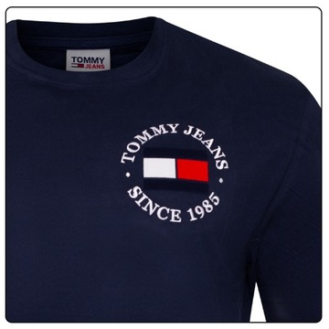 TOMMY HILFIGER KOSZULKA MĘSKA T-SHIRT NAVY r.L