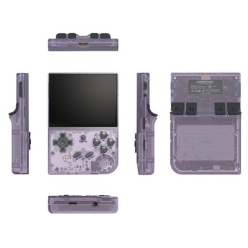 ANBERNIC RG35XX Konsola do gier 3,5 cala Linux 64 GB 5000 gier - fioletowa