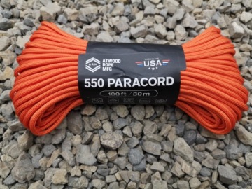 Тактический паракорд 550 Type III США Б. ОРАНЖЕВЫЙ