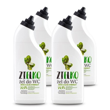 ZIELKO Żel do WC 4x500ml (3+1 gratis)