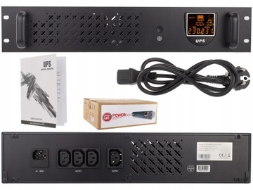 Источник бесперебойного питания UPS PowerBox 850ВА, стойка 19, 2U