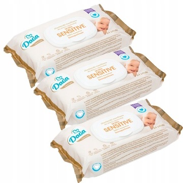 3xChusteczki nawilżane Dada Ultra Sensitive 64 szt