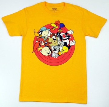 Koszulka męska młodzieżowa T-shirt Looney Tunes Zwariowane Melodie r. S