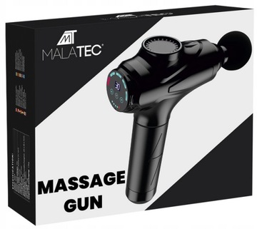 МАССАЖНЫЙ ПИСТОЛЕТ Вибрирующий массажер для спины Strong Body + 12 НАКОНЕЧНИКОВ