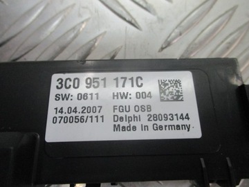MODUL SENZOR ALARMU VW PASSAT B6 3C0951171C
