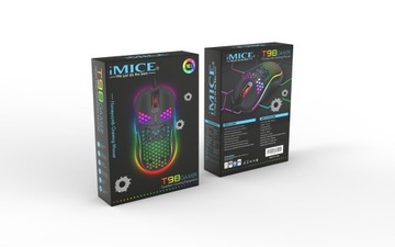 Флагманская игровая мышь iMICE T98 RGB с разрешением 7200 точек на дюйм