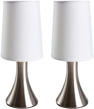 ZESTAW dwóch LAMP STOŁOWYCH Z FUNKCJĄ PRZYCIEMNIANIA