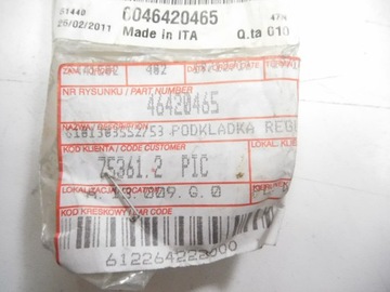 PODLOŽKA ZÁMKU DVEŘE PŘEDNÍ / ZADNÍ FIAT BRAVA MAREA OE 46420465