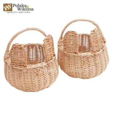 ПАСХАЛЬНАЯ КОРЗИНКА, МИШКА, ПЛЕТЕННАЯ КОРЗИНА С УШАМИ ДЛЯ ПОКОЛЕНИЯ, 15 СМ НАТУРАЛЬНЫЙ