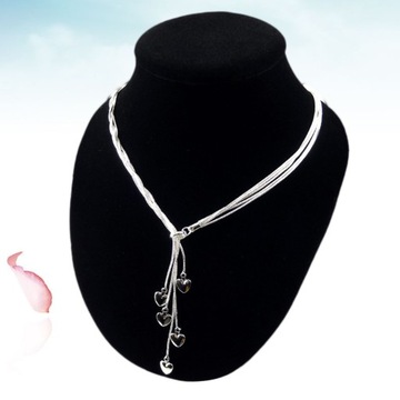 МАЛЕНЬКОЕ ОЖЕРЕЛЬЕ LOVE ИЗ МАТЕРИАЛА ПРЕМИУМ ПЕРСИКОВОЕ СЕРДЦЕ