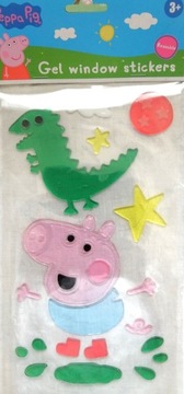 Naklejki żelowe- Peppa Pig