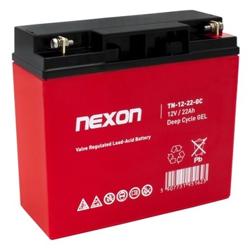 Akumulator żelowy Nexon 12V 22Ah Deep Cycle Gel