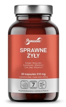 Sprawne żyły 50 kapsułek Panaseus