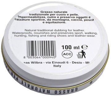 Натуральный воск для обуви GRASSO PERLA SPORT 100ML