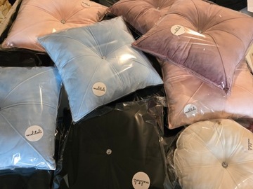 Декоративная подушка Черная блестящая декоративная гламур для дивана Диван 45x45