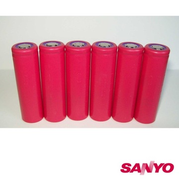 4 АККУМУЛЯТОРА SANYO 3,7-4,2 В 18650 ЯЧЕЙ + ЧЕТЫРЕХКАНАЛЬНОЕ ЗАРЯДНОЕ УСТРОЙСТВО