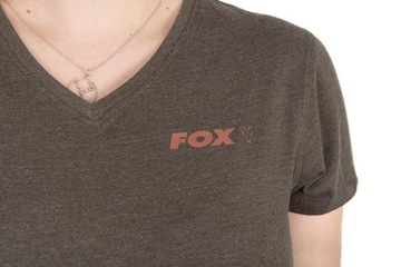 Koszulka wędkarska damska Fox T-Shirt WC V Neck L