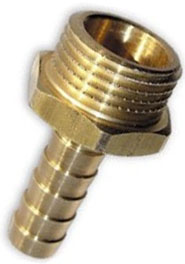 ZŁĄCZKA NYPEL DO WĘŻA BUTLI GAZU 9 MM GZ 1/2