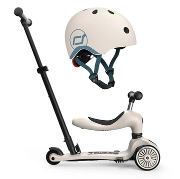 Hulajnoga dla dzieci Jeździk 2w1, Scoot and Ride, trójkołowa + kask XXS-S