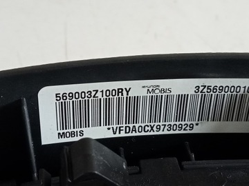I40 11-18R ULOŽENÍ ŘIDIČE AIRBAG 56900-3Z100