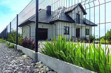 Ogrodzenie panelowe systemowe podmurówka 1,67+30cm