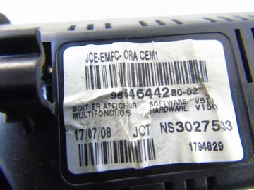 DISPLEJ OBRAZOVKA PEUGEOT 308 T7 9664644280
