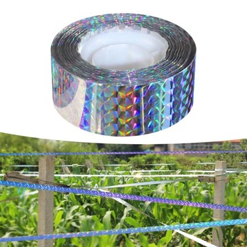 Светоотражающая лента для отпугивания птиц. Держите птиц подальше