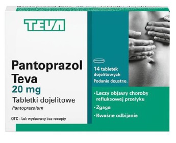 Pantoprazol Teva, 14 tabletek