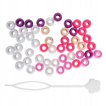 Синтетические волосы набор красочных блеска 5 шт.