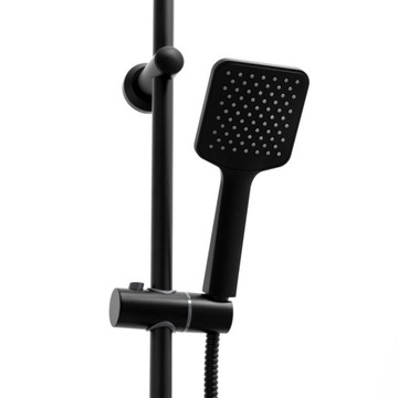 ЧЕРНЫЙ НАСТЕННЫЙ ДУШЕВОЙ НАБОР Смеситель для ДУША.