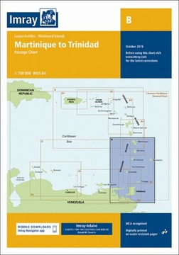 B Martinique to Trinidad Passage Chart