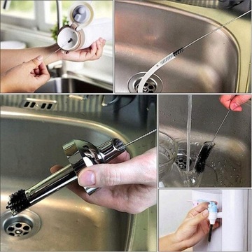 НАБОР ЩЕТКИ, ПРОВОДКИ ДЛЯ ЧИСТКИ АВТОМОБИЛЯ, ЭФФЕКТИВНОЙ МАШИНКИ, НОНКИ ТРУБКИ, 10 ШТ.