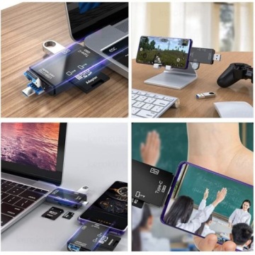 КАРТРИДЕР SD MicroSD TF USB USB-C MICRO-USB OTG