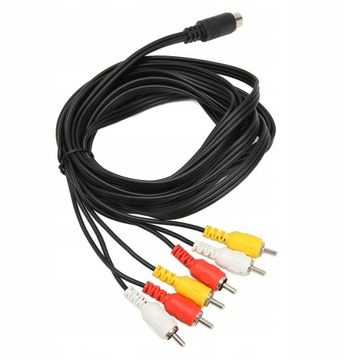 Мини-DIN-6 RCA 9-контактный кабель Clear Signal