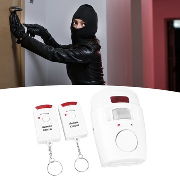 Сигнализация двери, окна, домашнего отеля, двойной пульт дистанционного управления с датчиком сигнализации