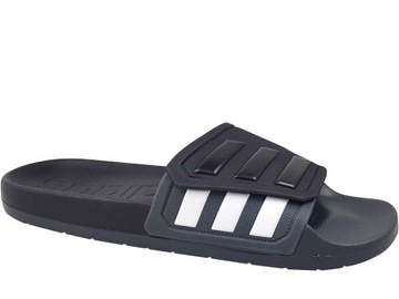 ADIDAS ADILETTE TND HQ1948 MĘSKIE KLAPKI BASENOWE PLAŻOWE CZARNE NA RZEP