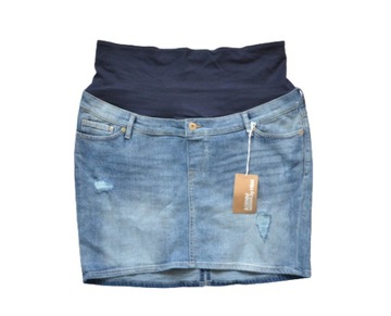 NOWA Spódnica niebieska spódniczka jeansowa ciążowa H&M 42/44