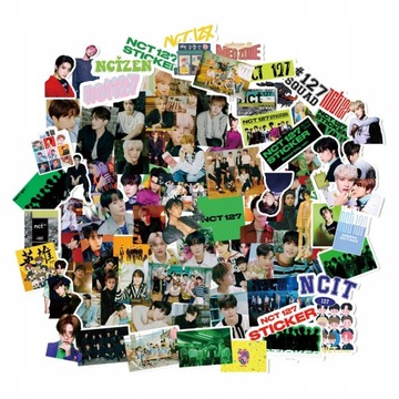 Zestaw Naklejek Sticker Bomb Wlepy NCT Wlepki KPop
