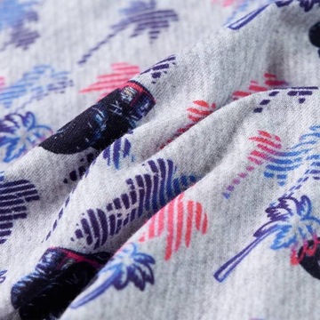 Детская футболка, серый меланж, 116