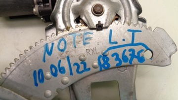 MECHANIZMUS OKNO LEVÝ ZADNÍ NISSAN NOTE I E11