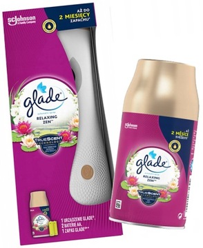 GLADE Relaxing Zen Odświeżacz Urządzenie + wkład 2x269ml