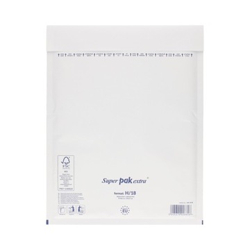 Белый конверт, воздушный.