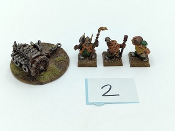 Warhammer Fantasy Battle Dwarf Organ Gun figurka metal
