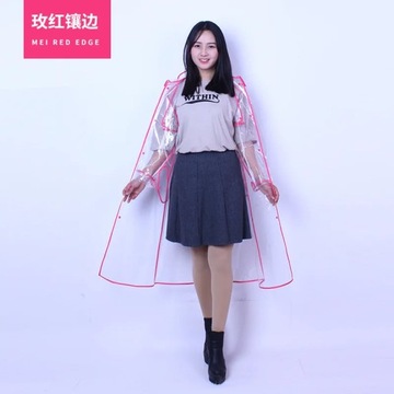 Прозрачный плащ женский плащ велосипедный плащ Regenjas дождевик