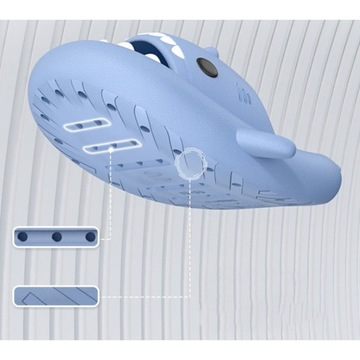 ТАПОЧКИ SHARK, ТАПОЧКИ ANTI-SLIP SHARK, красная роза